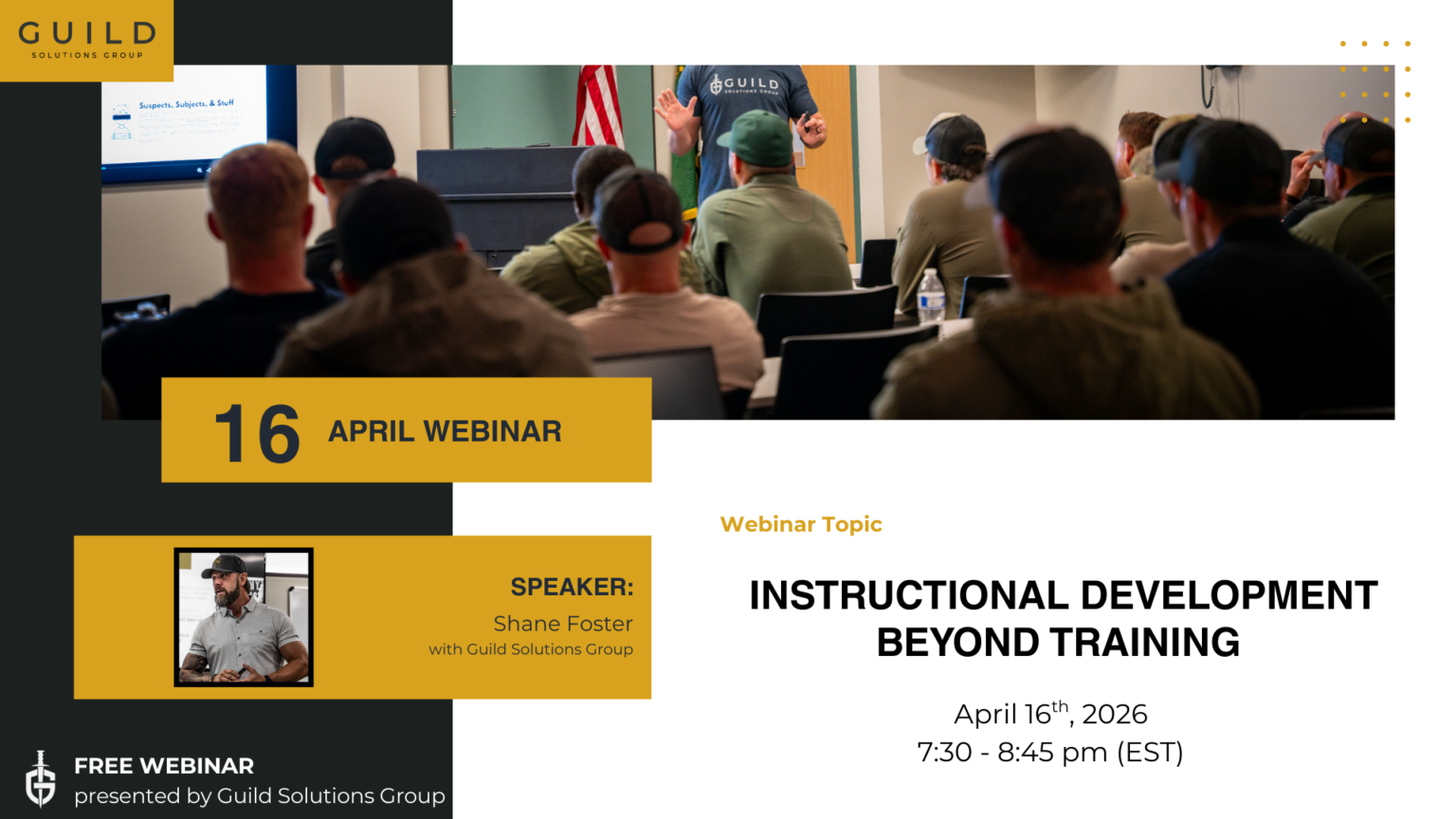 Instructional Development Beyond Training | Guild Solutions Group